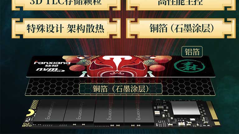 梵想（FANXIANG）2TB SSD固态硬盘 M.2接口